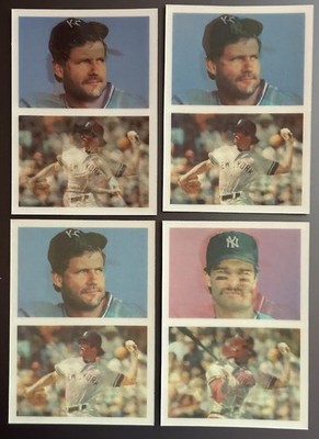 1986 Sportflics #179 Gold Glovers Brett/Guidry/Hernandez/Mattingly/McGee/Murphy