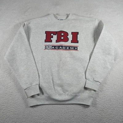 Vintage FBI Academy Department Of Justice  Sweatshirt RARE Size Medium