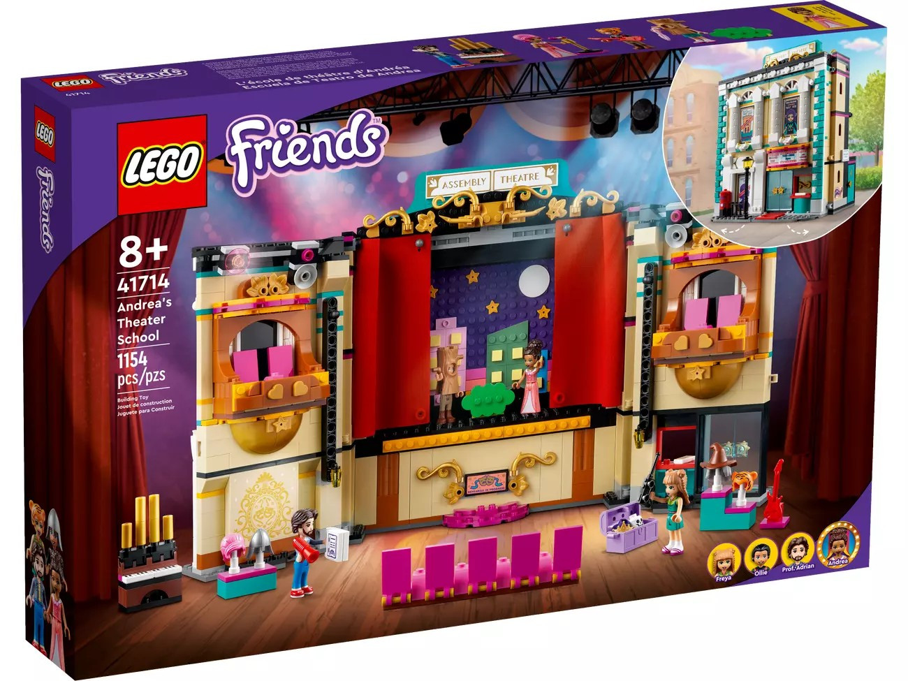 Lego Friends Andreas Theater School Set 41714 Brand New Retired Fast Shipping