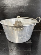 Vintage Very Large Diamond Brand Aluminium Preserve Jam Pan 12.5” Wide X 6” High