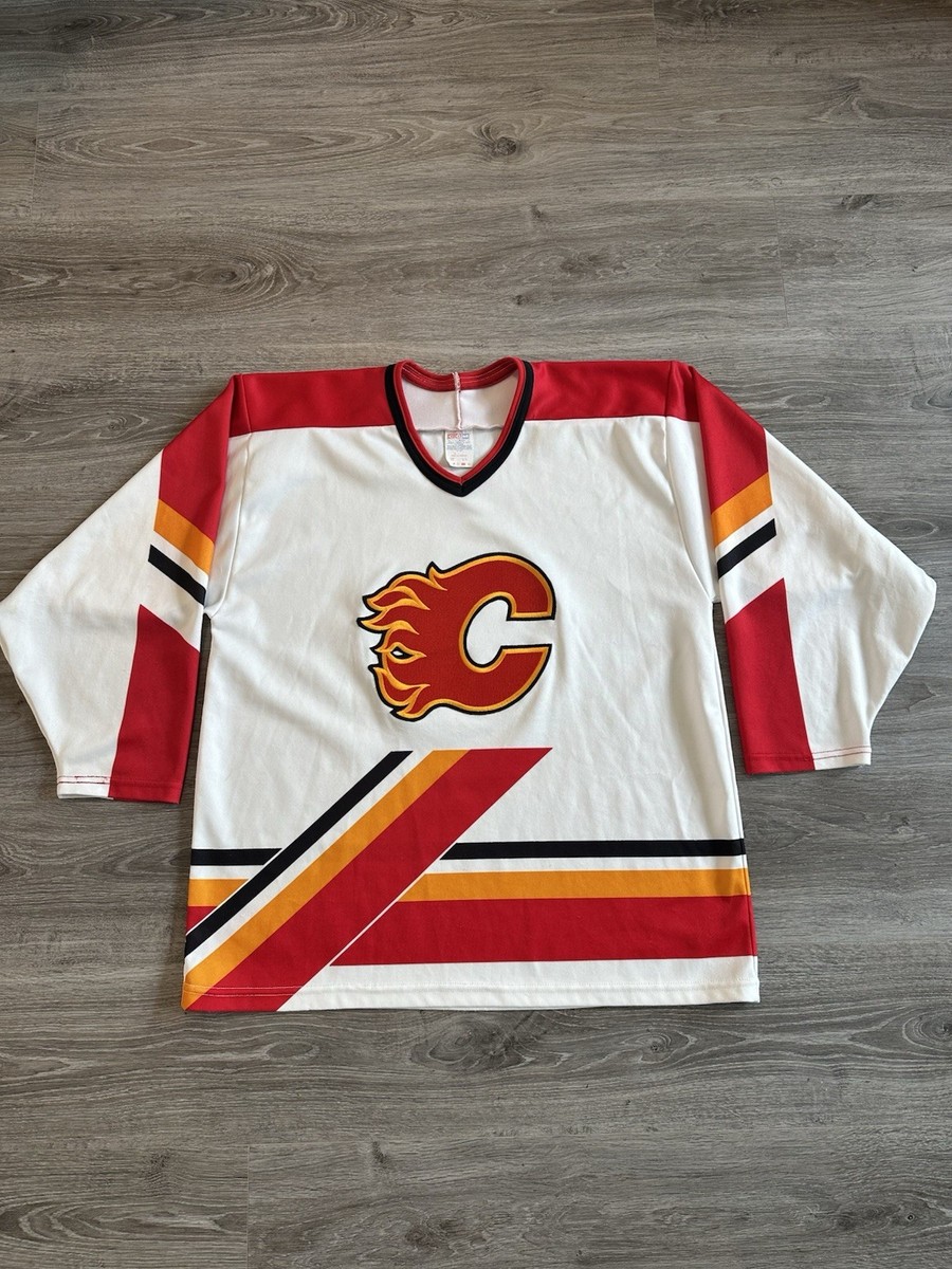 Vintage Calgary Flames Jersey Canada Vintage CCM Calgary Flames