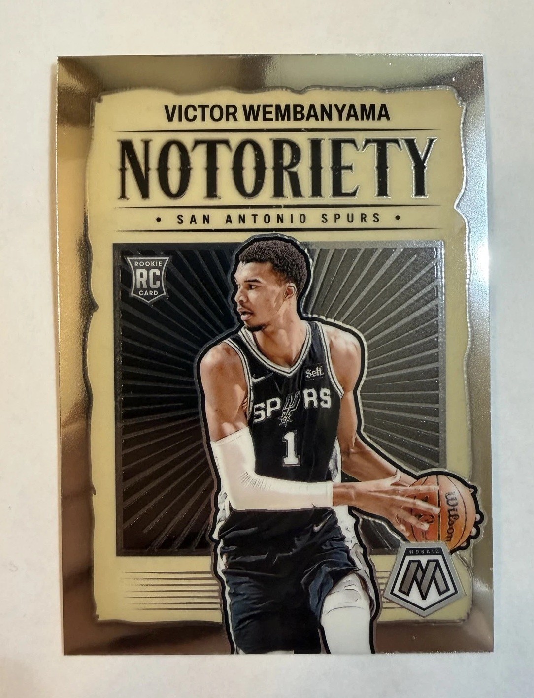 2023-24 Panini Mosaic - Notoriety Victor Wembanyama #5 (RC)