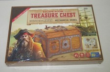 Wooden City Escape Room Treasure Chest Mechanical Model Puzzle 3D WR-355