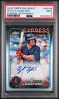 2024 Topps Pro Debut Chrome Wyatt Langford Auto /99 #PDC-95 PSA 9 Mint