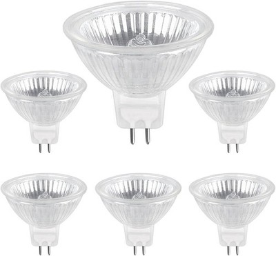 6 x TCP Homebase Halogen Einbauleuchte Glühbirne MR16 430 Lm 35 W Neu 6er Pack Birnen