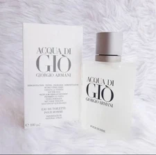 Aqua Di Gio by Georgio Armani 3.4oz/100ml EDT   Brand New Tes Box Authentic!