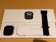 Apple Watch Series 10 (GPS) 46-mm-Case Aluminium Diamantschwarz