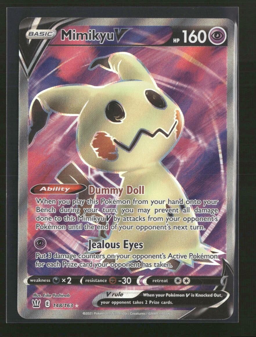 SWSH05: Battle Styles Mimikyu V (Full Art) #148/163