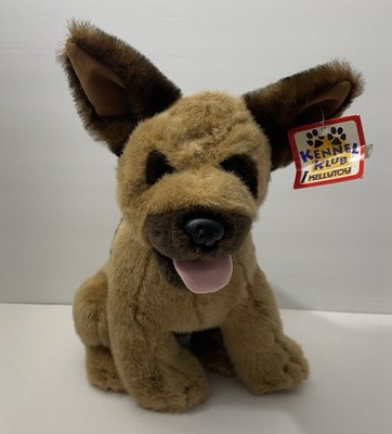Kellytoy German Shephard Puppy Dog 14'' Plush Brown Stuffed Animal Toy W Tag