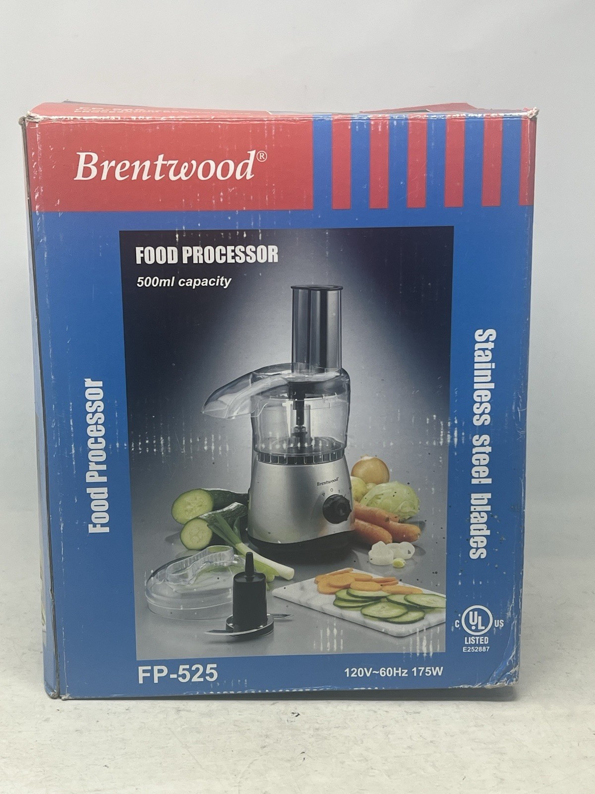Brentwood Food Processor 2 Speed Black FP-525 NEW (189)