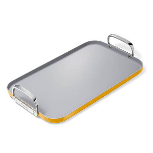Double Burner Griddle - 19x12” Griddle Pan - Non-Stick Ceramic Coated - Non T...
