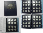 Complete 35 coin AU/BU Franklin Half Dollar Set 1948-1963 Whitman Album