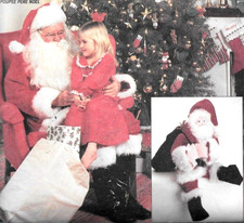 McCall 5566 Costume SANTA CLAUS SUIT Bag Hat Boot Beard Doll Pattern M 38-40 UCF
