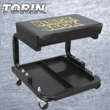 Torin Rolling Creeper Garage Padded Mechanic Stool Tool Tray Storag e, TR6100W