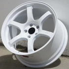 CIRCUIT CSF1 18x9.5 5x114.3 +38mm GLOSS WHITE 57DR SPUN FORGED WHEELS (SET OF 4)