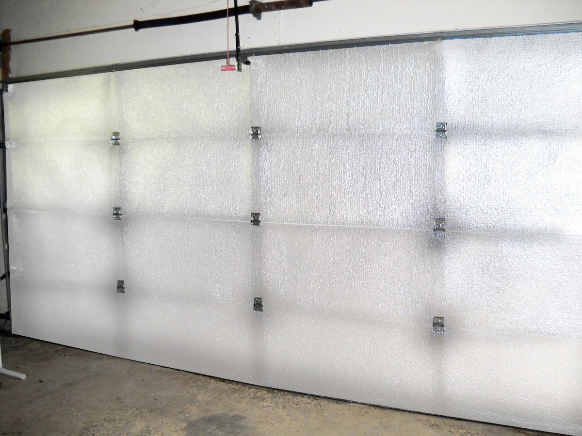 Garage door on sale insulation panels