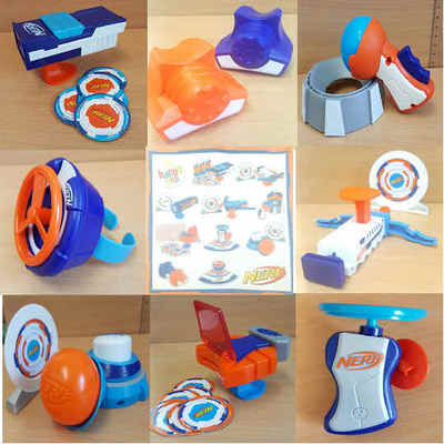 McDonalds Happy Meal Spielzeug 2017 für NERF Guns Shooter Squirter Toys - verschiedene