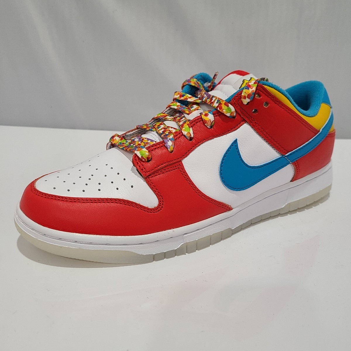 Nike Dunk Low QS LeBron James Fruity Pebbles DH8009-600 Men's Size