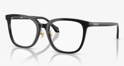 New Versace Reading Glasses MOD 3378-D GB1 54-19 140 Black & Gold Frames Readers