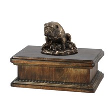 Staffordshire Bull Terrier, Staffy III - urn for dog ashes, classic urn with a s