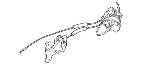 Genuine Nissan 2004-2005 Titan Armada Front Door Lock Actuator Right 80500-7S01A