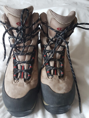 SALOMON Gore Tex Wander Trekkingschuhe Outdoor Stiefel Größe EU 38 UK 7,5 Leder