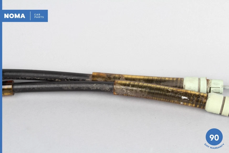 07-09 Jaguar XK XKR X150 Rear Left & Right Parkbrake Hand Brake Cable Set OEM - Image 4 of 4