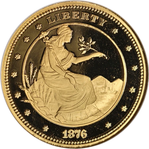 (2005) George T. Morgan $100 Gold Union 1876 Design Private Issue 1oz Gold NGC