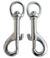 4 X Karabinerhaken 55 Mm Karabiner SchlüSselkarabiner Hundeleine Wirbelkarabiner