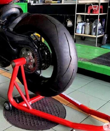 12 Ton Jack Stand / Motorcycle Stand Rear Wheel / Double Stage Transmission Jack - Picture 7 of 18