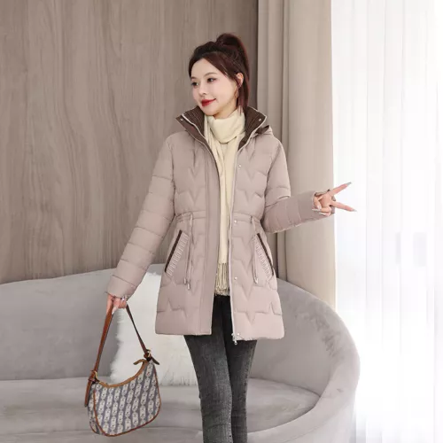 Women’s Winter Down Cotton Parka Quilted Coat Ladies Warm Hooded Padded Jackets - Bild 10 von 23