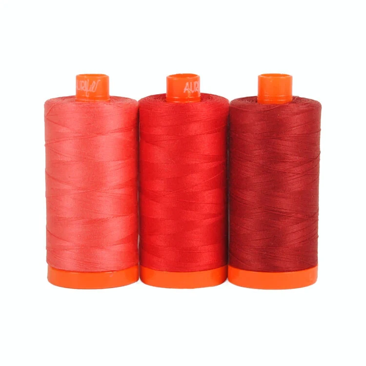 Aurifil HOUSE COLLECTIONS 3 LARGE SPOOLS 50WT Cotton Thread Solid - 1422Yds each - Image 3 of 4