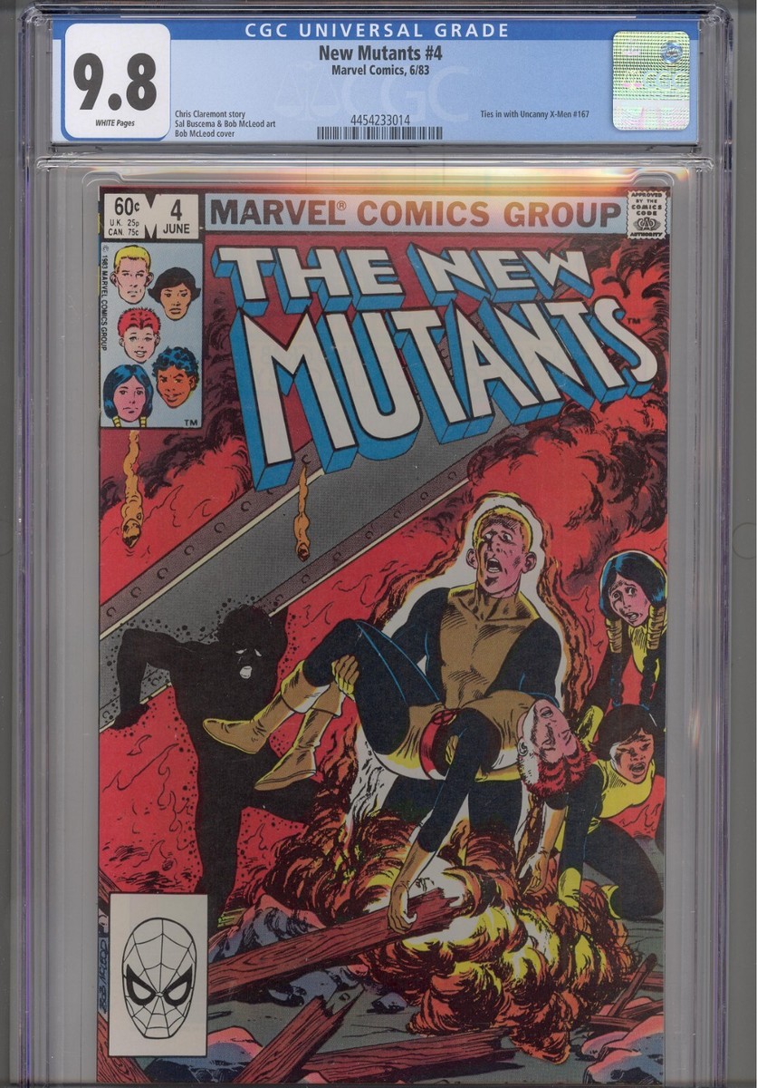 New Mutants #4 CGC 9.8 1983 Marvel Comics Claremont Story | eBay