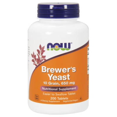 NOW Foods Brewers Yeast Vitamin Tablets - 200 Count