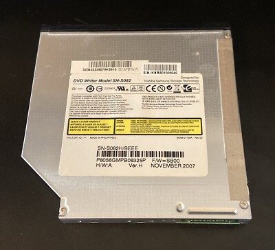 Original DVD Brenner SN-S082  Toshiba Samsung aus Maxdata pro 8100 IS