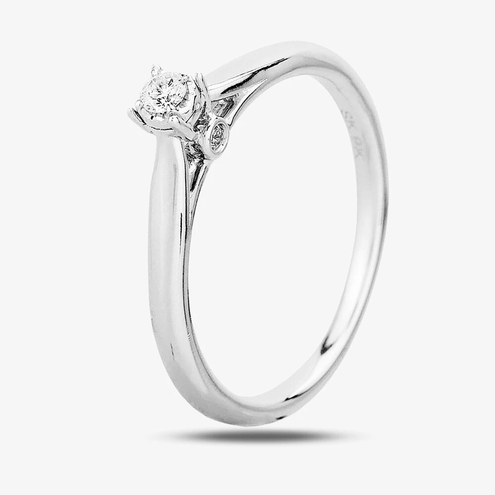 Bridge accent engagement ring sale