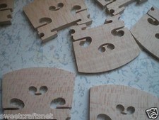 10 PCs High Quality VIOLA Bridge 48mm Aged Maple bridge