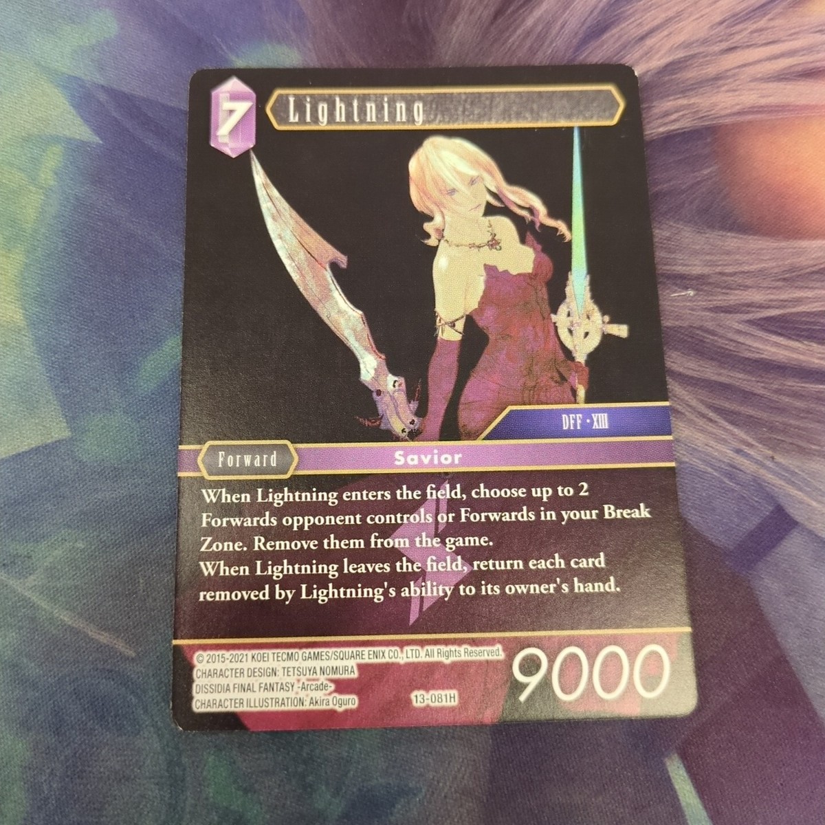 Final Fantasy TCG Opus XIII Crystal Radiance LP Lightning 13 Final Fantasy TCG Opus XIII Crystal Radiance LP Lightning 13