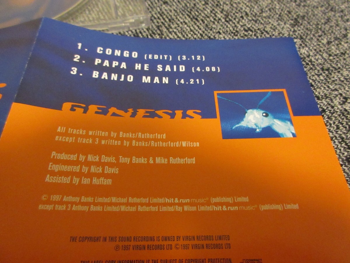 GENESIS / congo /JAPAN LTD CD OBI 3 tracks | eBay
