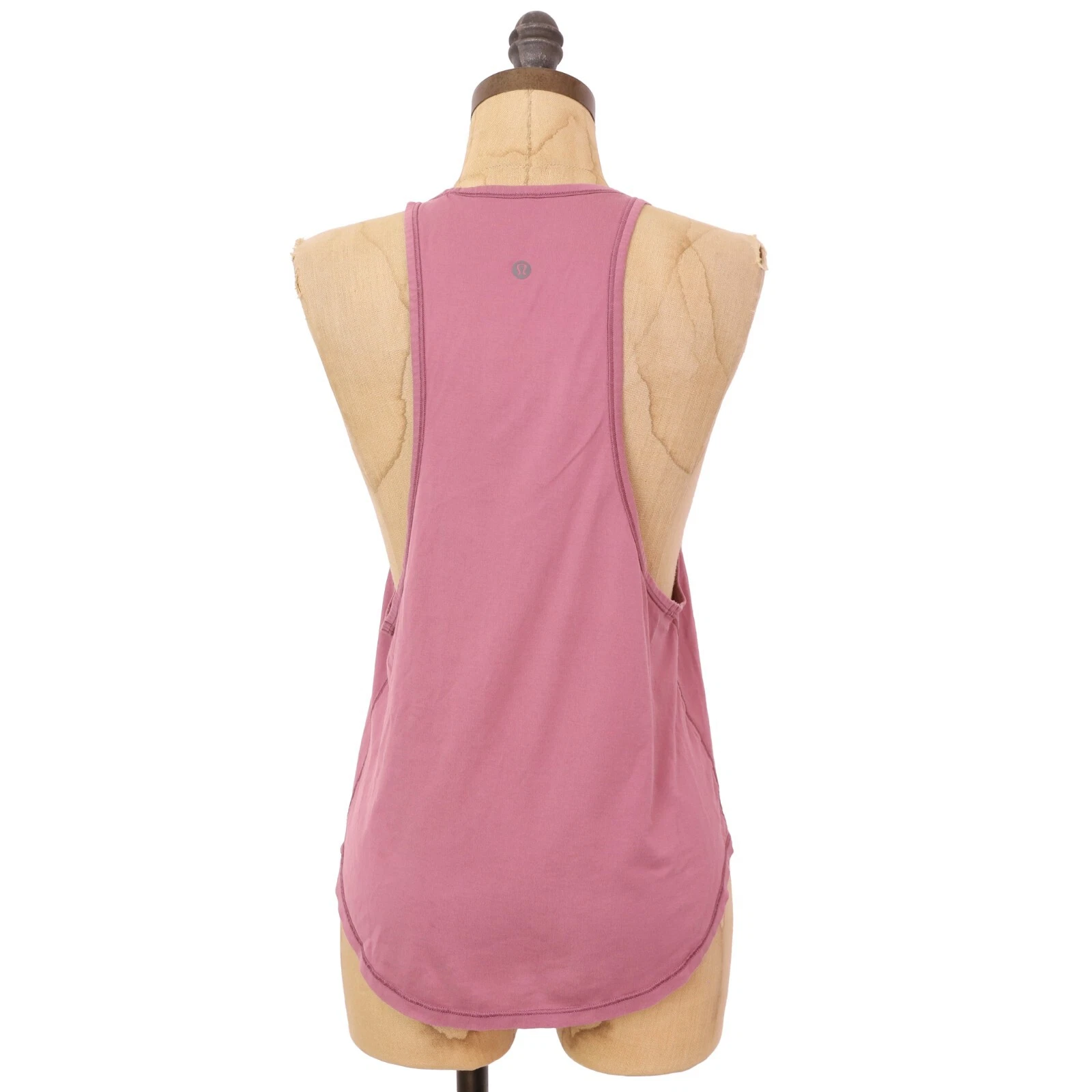 lululemon sweat date singlet crew neck muscle knit euc tank-top