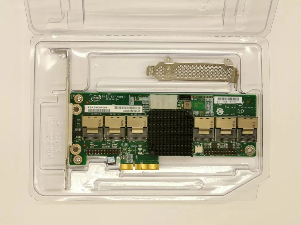 Intel RES2SV240 24port 6G 6Gbps SATA SAS Expander Server Adapter RAID CARD
