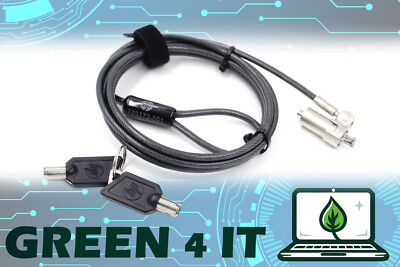 HP UltraSlim Keyed Cable Lock Sicherheitskabelschloss 703372-001 699921-001