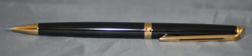 Waterman Paris Hemisphere Gloss Black & Gold Twist Mechanical Pencil S0920690 - Picture 2 of 4