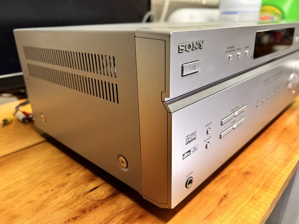Sony STR-K6800P Receiver HiFi Stereo 6.1 Channel Home Theater AM/FM Audio Silver - Image 3 of 4