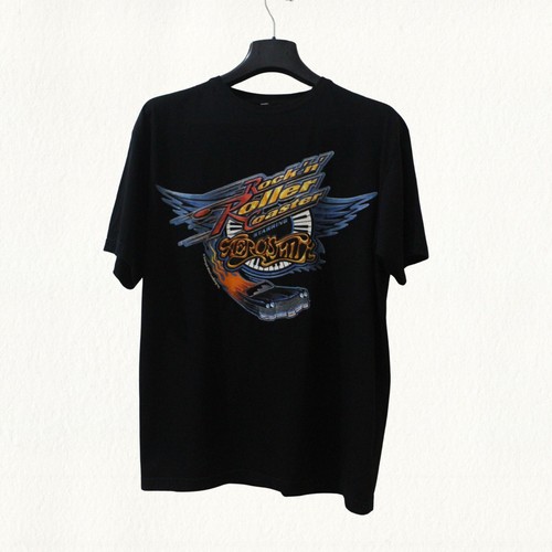 T-Shirt Aerosmith Rock 'N Roller Coaster Vintage Man Size L