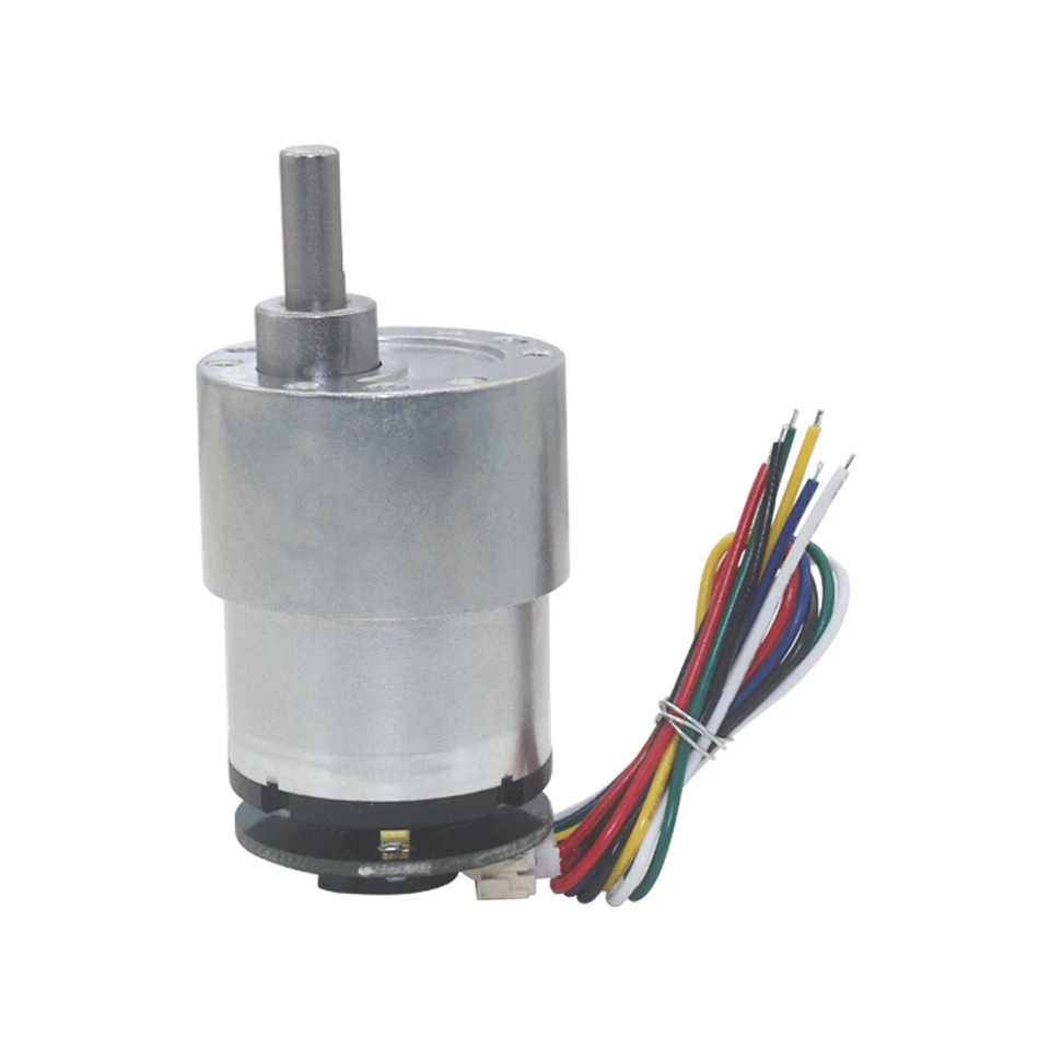 Getriebemotor DC 6V 12V Mit Encoder 20-1000RPM Metall Getriebe Motor JGB37-520 - Bild 4 von 4