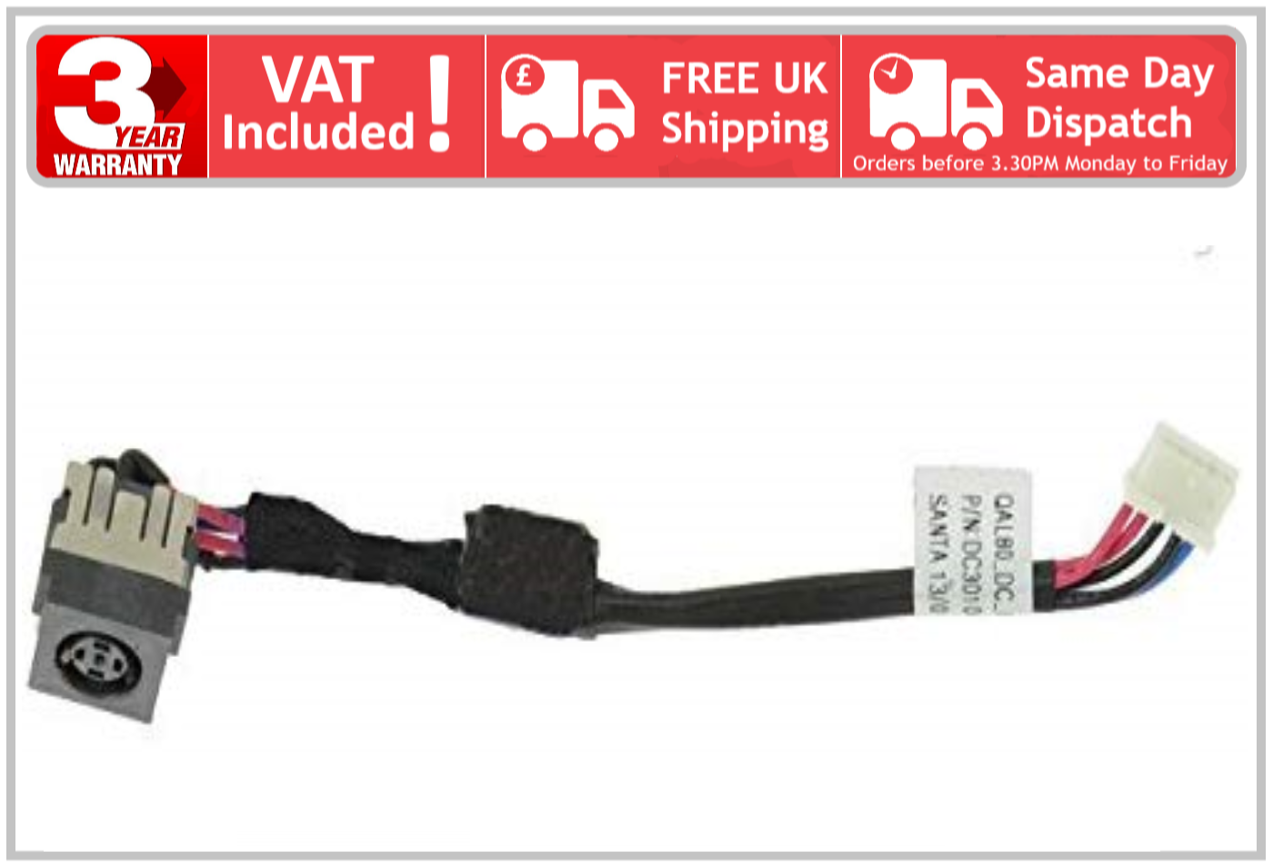 Jack Power Dell Latitude E6430 P/n Dxr7y | Cuotas sin interés Jack Power Dell Latitude E6430 P/n Dxr7y | Cuotas sin interés