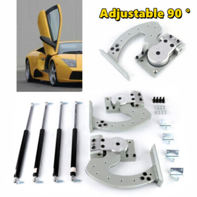 US Universal Gull Wing Door Kit Vertical Butterfly Scissor Doors Race Car Hinges