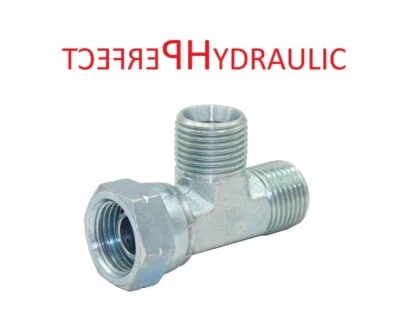 PERFECT HYDRAULIC Hydraulik T-Stück ABB T-Verschraubung BSP UNF ORFS und Metrisches