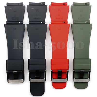 Genuine Silicone Watch Band Strap for Samsung Gear S3 Frontier SM-R760 R765 R770